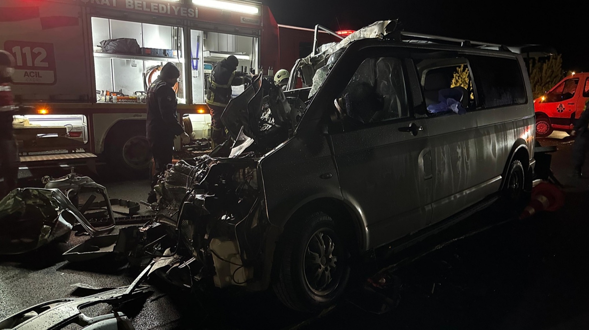 Tokat'ta dehet verici kaza: 5 kii hayatn kaybetti