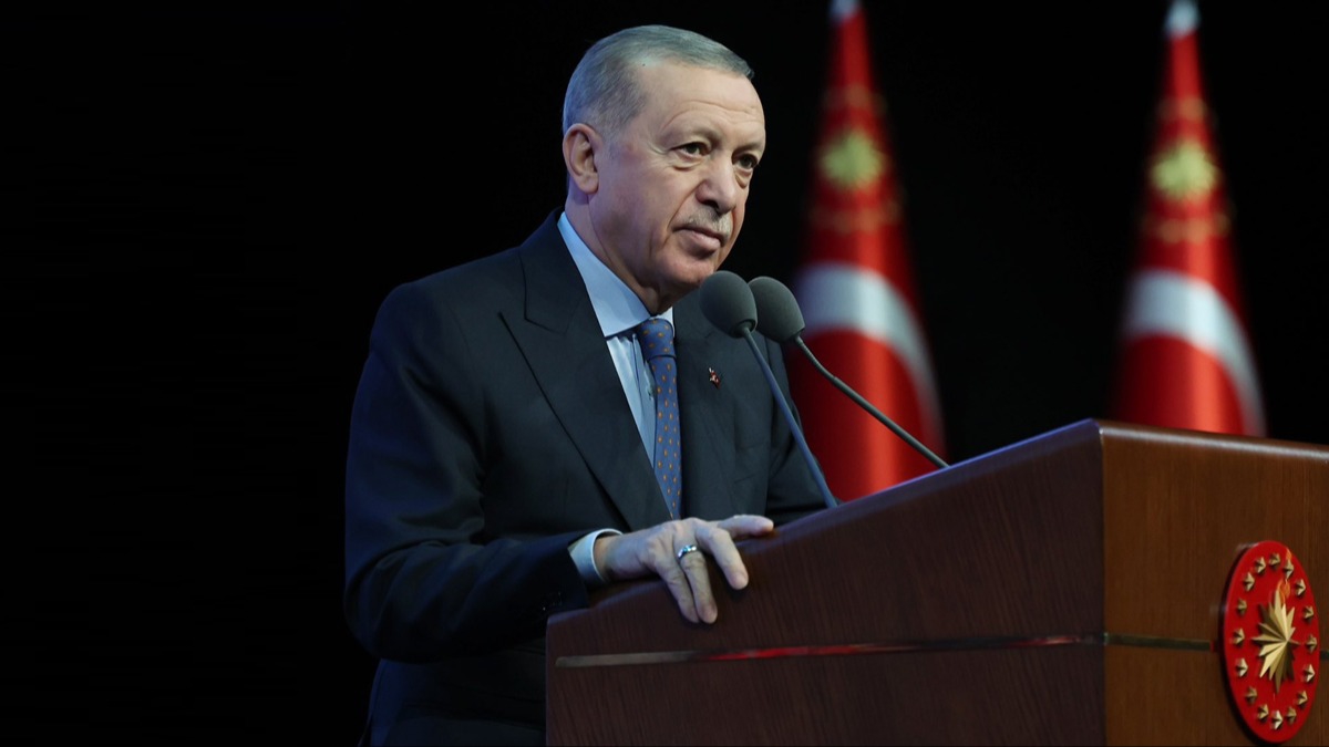 Bakan Erdoan: Trkiye'nin gayretlerini evreci maskesi takan marjinallerin engellenmesine msaade etmeyeceiz