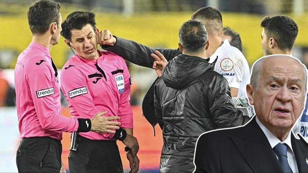 MHP Lideri Baheli'den hakem Meler'e saldrya tepki! ''TFF sreci ynetemedi'' 