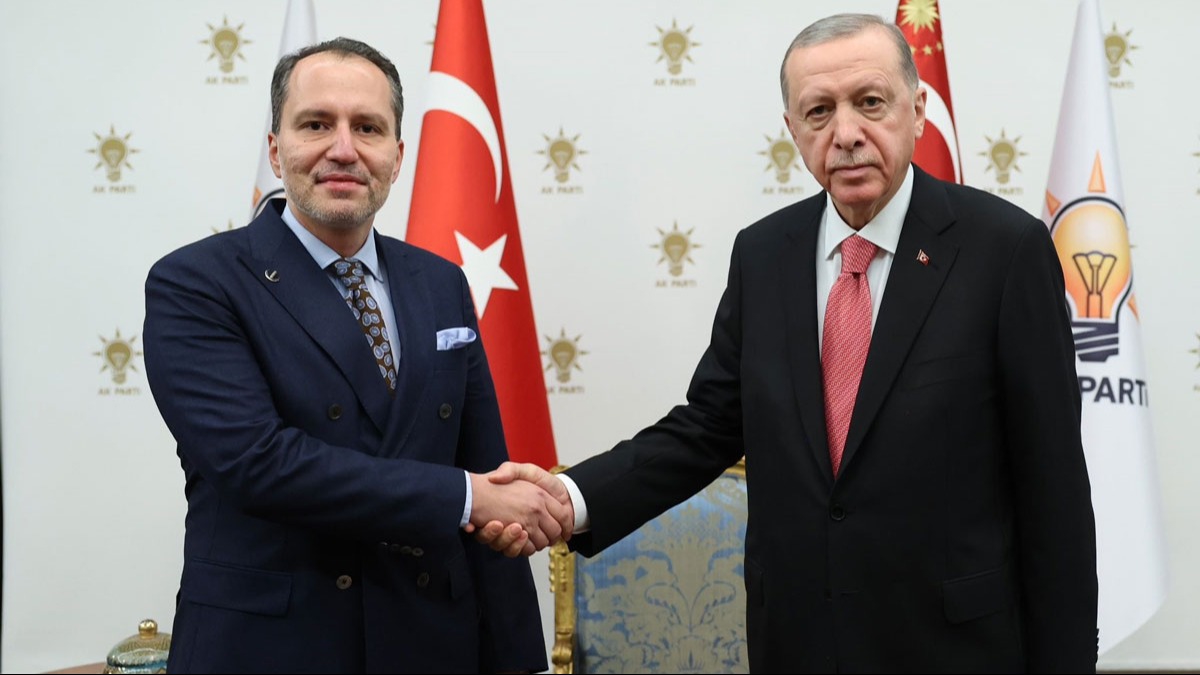 Erdoan-Erbakan grmesine ilikin iddialara Yeniden Refah'tan aklama: Tmyle gerek d