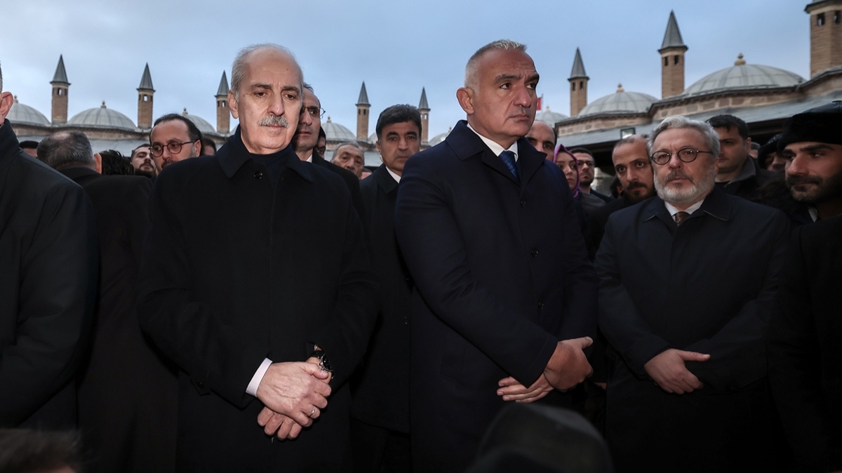 TBMM Bakan Kurtulmu ile Bakan Ersoy ebiarus duasna katld