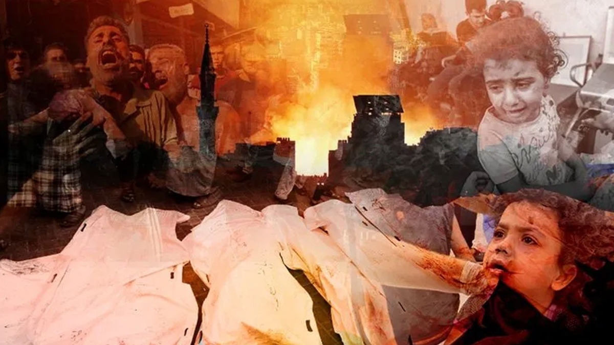 Acnas Gazze bilanosu! Katil srail 53 bin ton bomba kulland