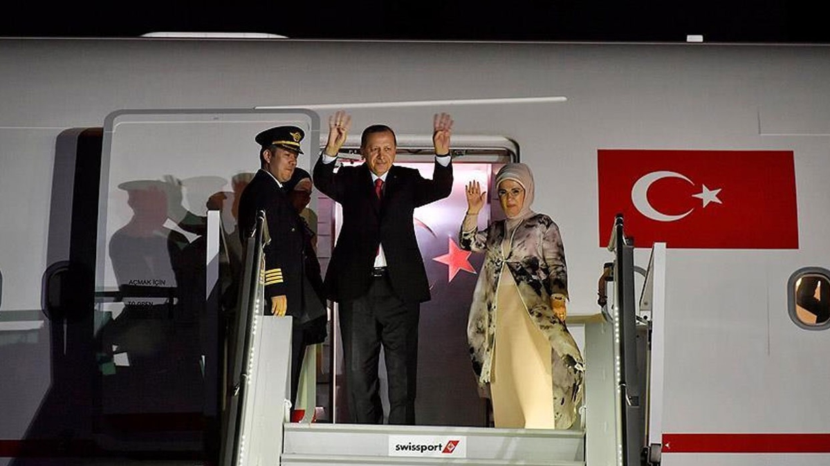 Cumhurbakan Erdoan yurda dnd
