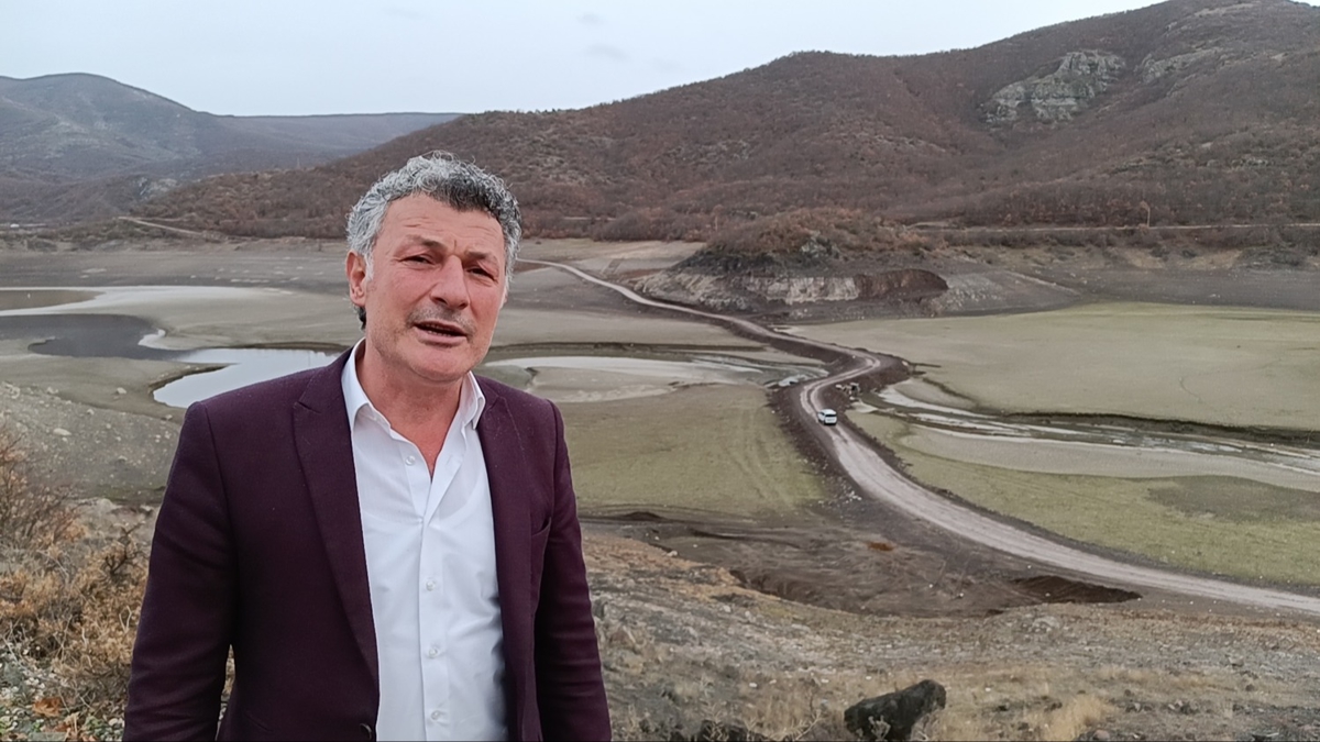 Baraj sular ekilince ortaya kt! Yeniden kullanlmaya baland