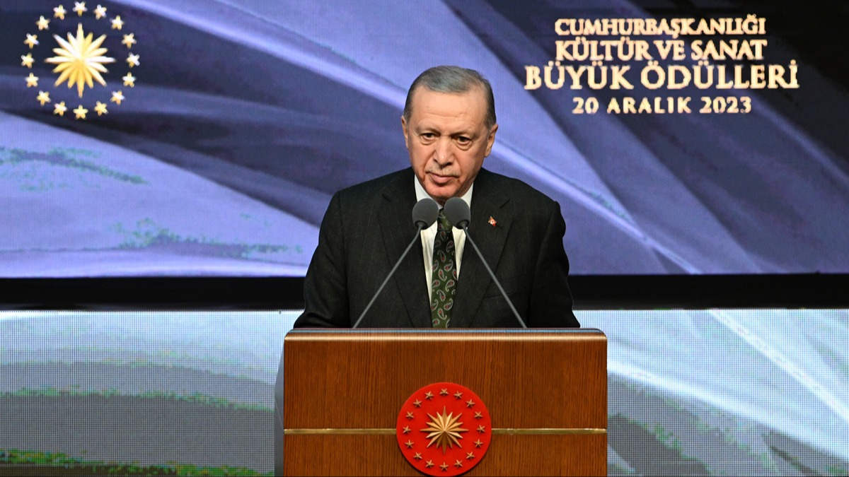 Kltr Sanat Byk dlleri sahiplerini buldu... Bakan Erdoan: Sanatn ifade etmek isteyen herkesin nn atk