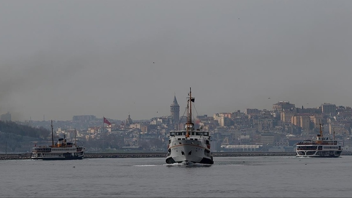 stanbul'da deniz ulamna hava muhalefeti engeli