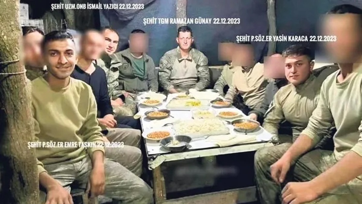 4 kahraman aynı sofrada... Şehidin komutanından duygulandıran paylaşım