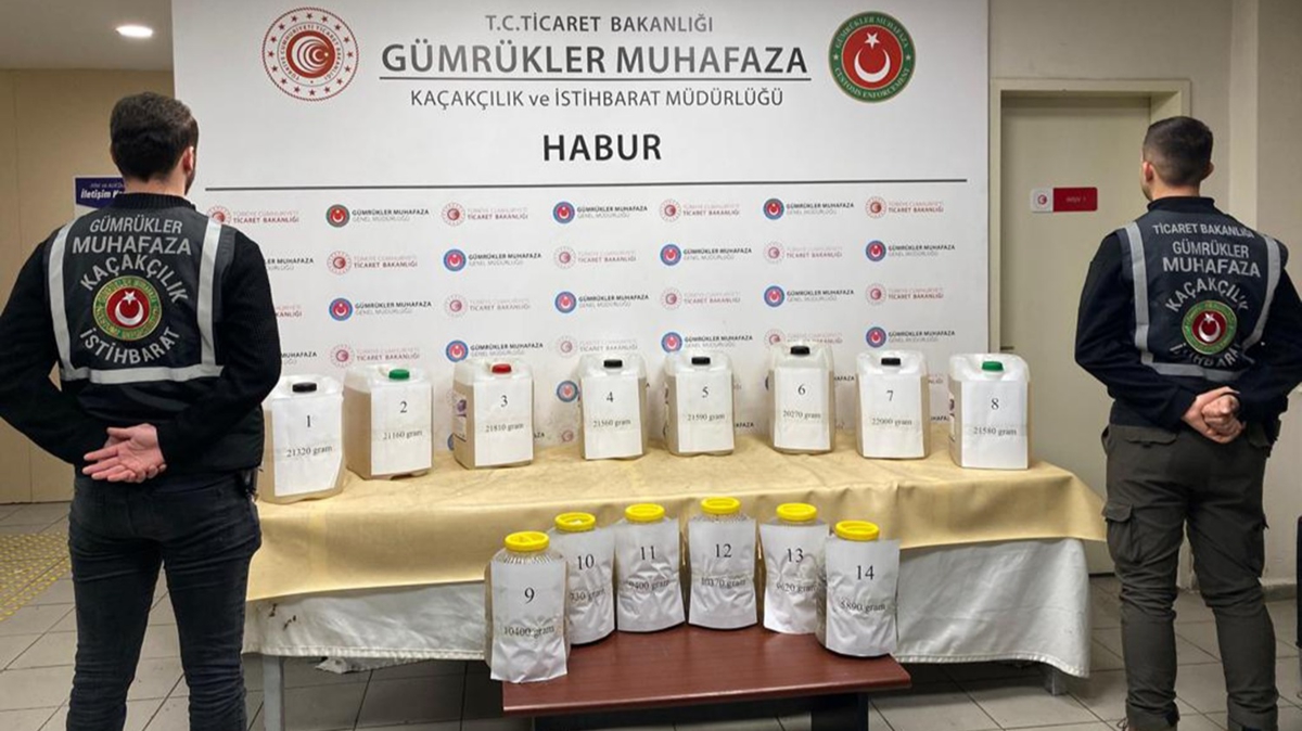 227 kilogram metamfetamin ele geirildi