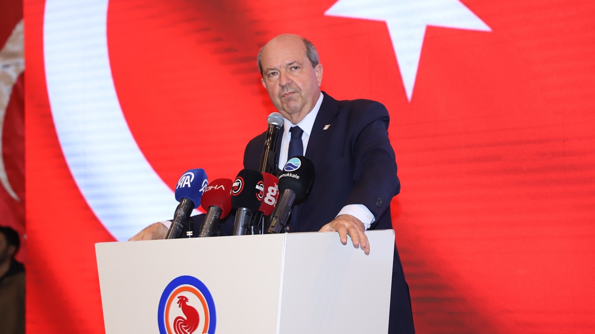 KKTC Cumhurbakan Tatar: Biz etle trnak gibiyiz
