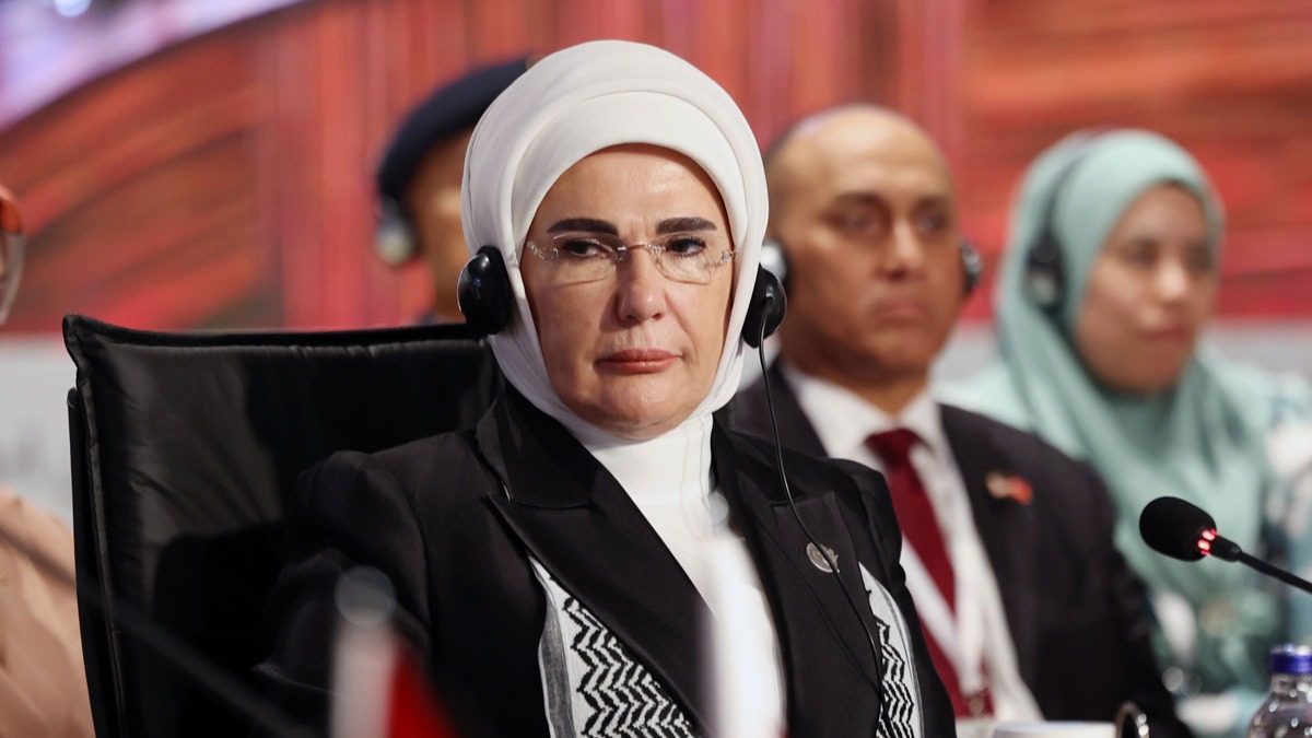 Emine Erdoan 2023'te Gazze'de katliamn durmas iin alma yrtt