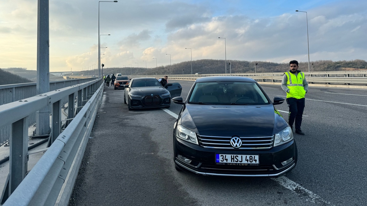 Kuzey Marmara Otoyolu'nda zincirleme trafik kazas