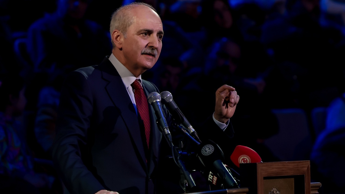 TBMM Bakan Kurtulmu'tan yeni yl mesaj: 2024'te de bar ncln stlenmi bir lke olarak yolumuza devam edeceiz