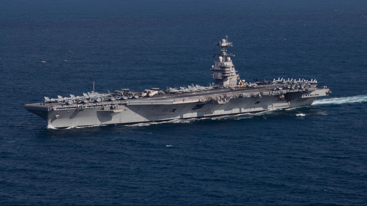 ABD hakk�nda �nemli iddia: USS Gerald R. Ford'u b�lgeden geri �ekecekler