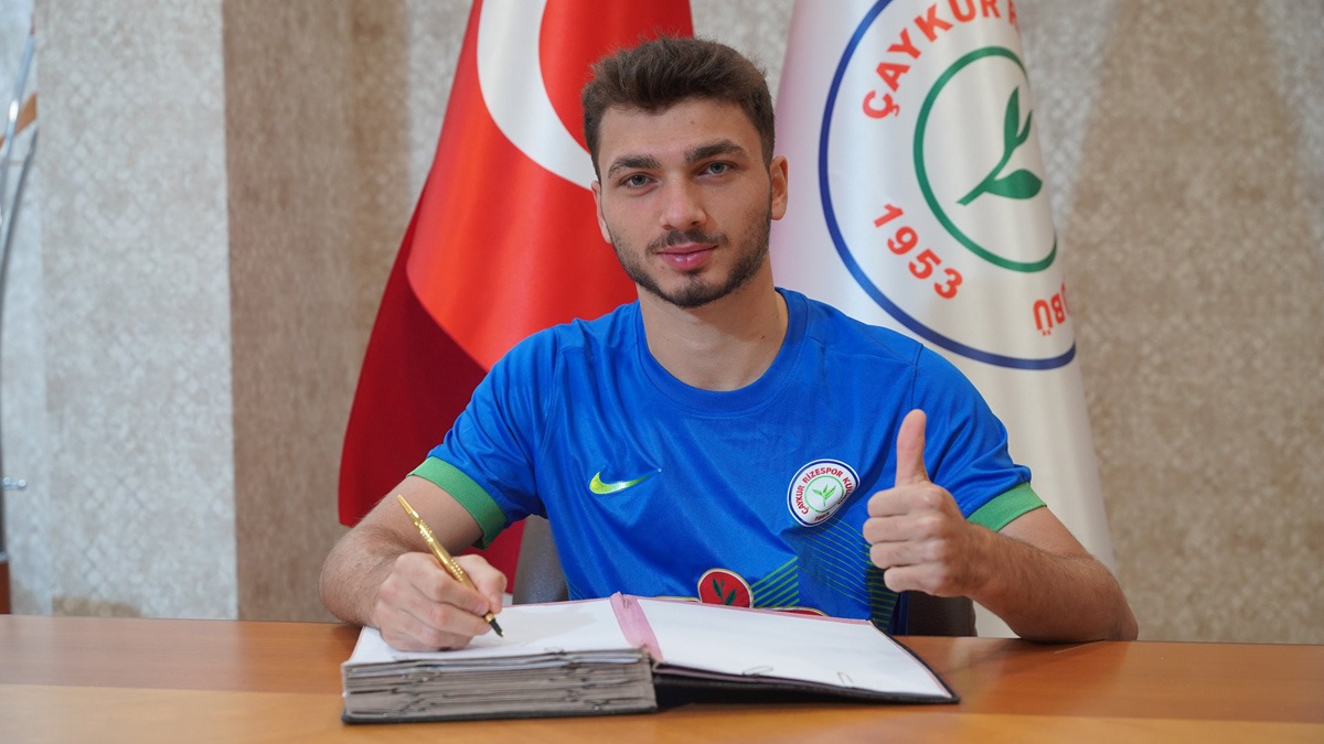 �aykur Rizespor, Remzi Kolcuo�lu ile profesyonel s�zle�me imzalad�