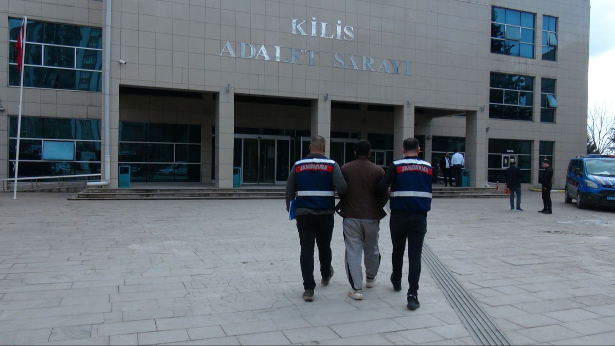 Kilis'te ter�r �rg�tlerine �ye oldu�u iddias�yla g�zalt�na al�nan ��pheli tutukland�