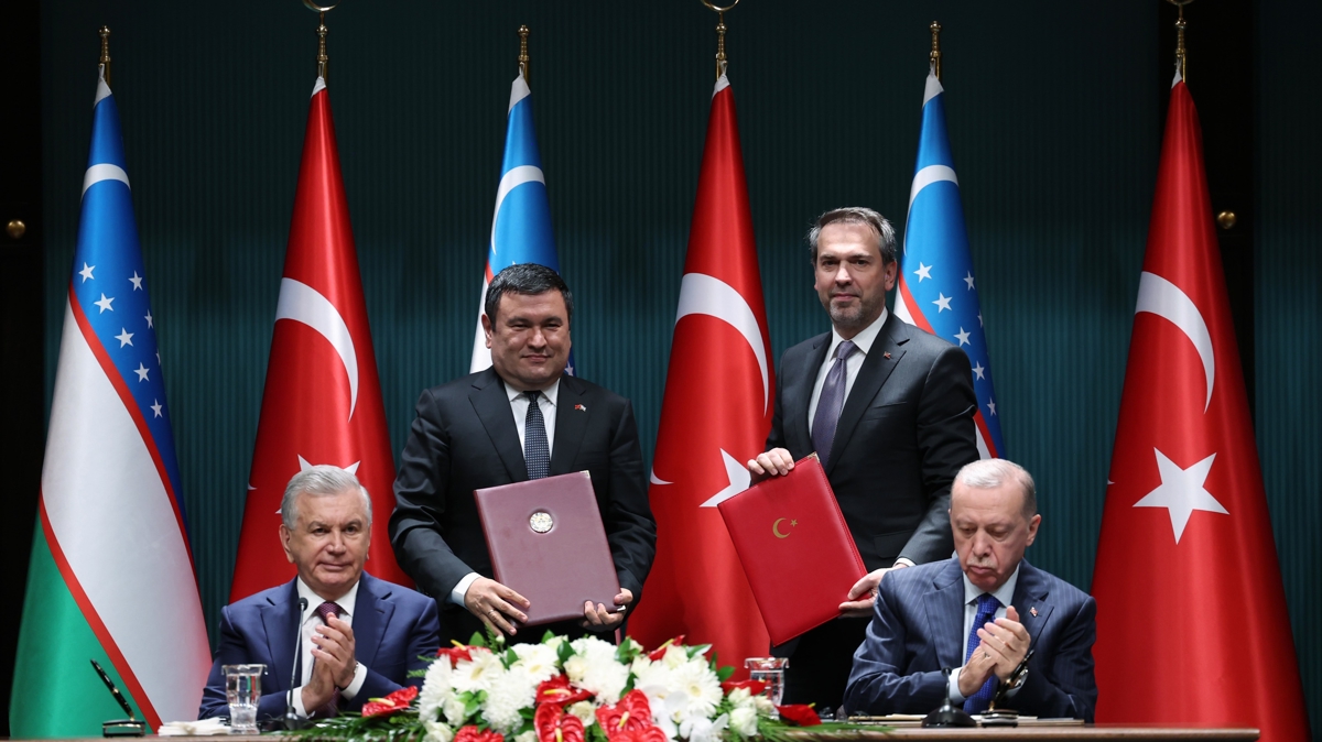 T�rkiye ve �zbekistan aras�nda nerji d�n���m�nde i�birli�ine ili�kin protokol imzalad�