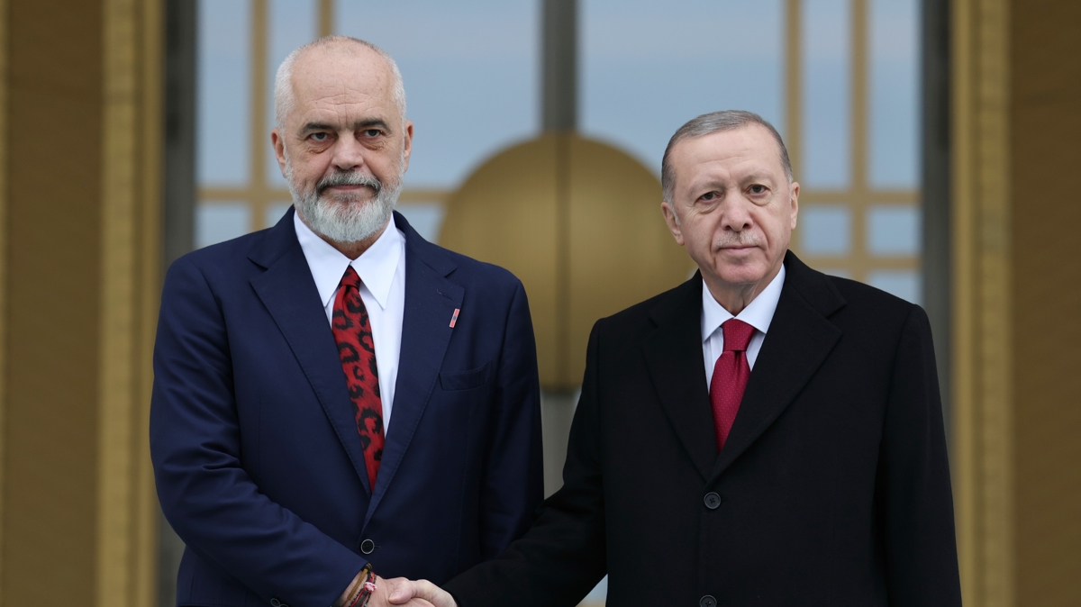 Cumhurba�kan� Erdo�an, Edi Rama ile telefon g�r��mesi ger�ekle�tirdi