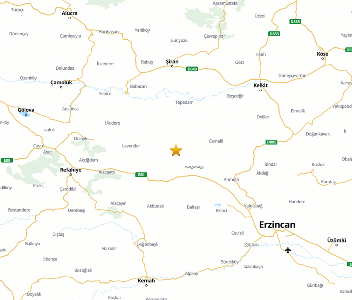 Erzincan'da korkutan deprem
