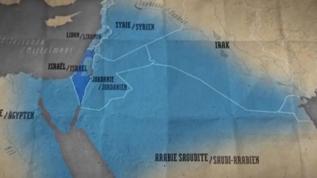 �srailli bakan�n ''B�y�k �srail'' tasviri sosyal medyada g�ndem oldu