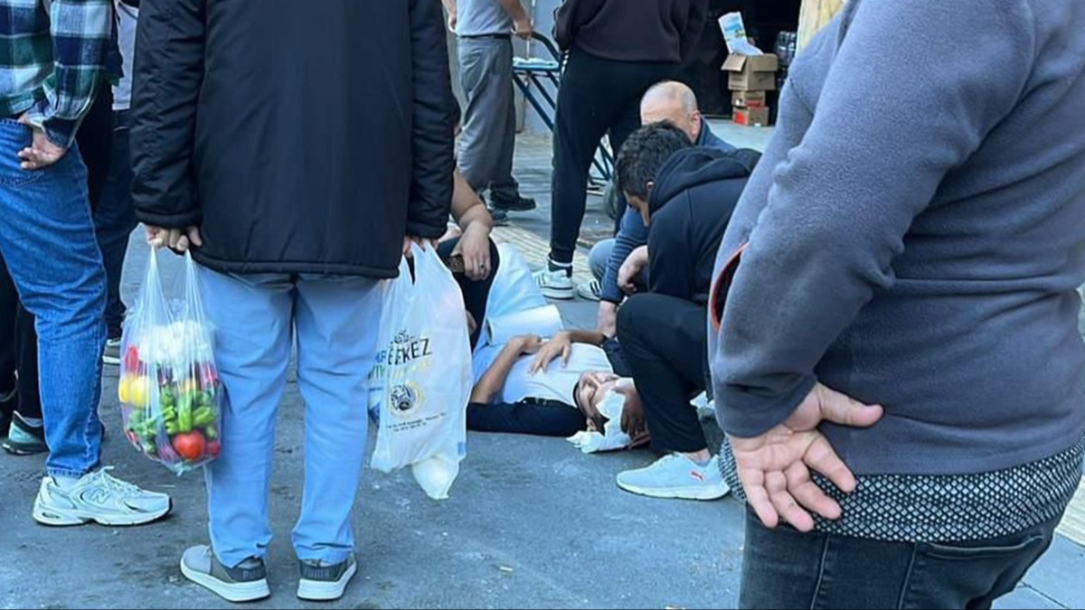 Korku dolu anlar... Ba��na demir korkuluk d��t� 