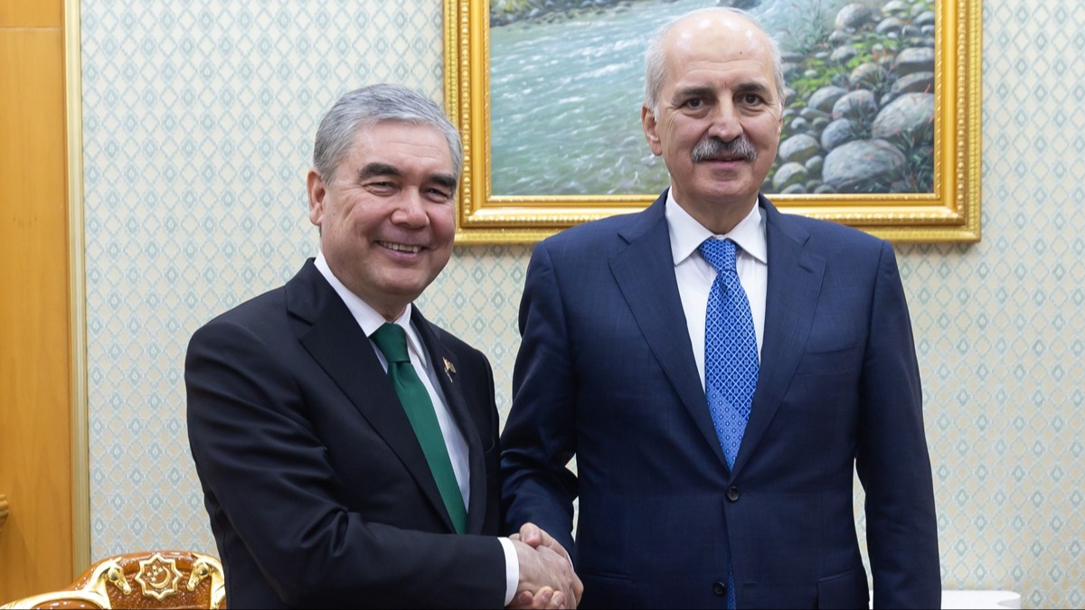 T�rkmenistan Milli Lideri Berdimuhammedov, TBMM Ba�kan� Kurtulmu� ile g�r��t�