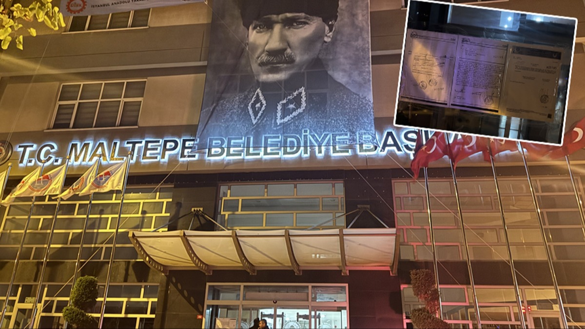 Maltepe Belediyesi'nde kriz! Karar kap�ya as�ld�