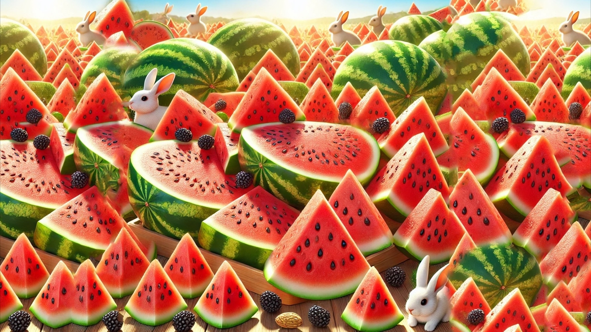 G�rsel zeka testi: �ekirdeksiz 5 karpuzu bulabilecek misiniz? Sadece lQ'su y�ksek olanlar 8 saniyede buluyor